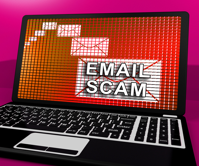 Phishing Scam Email Identity Alert 3d Rendering